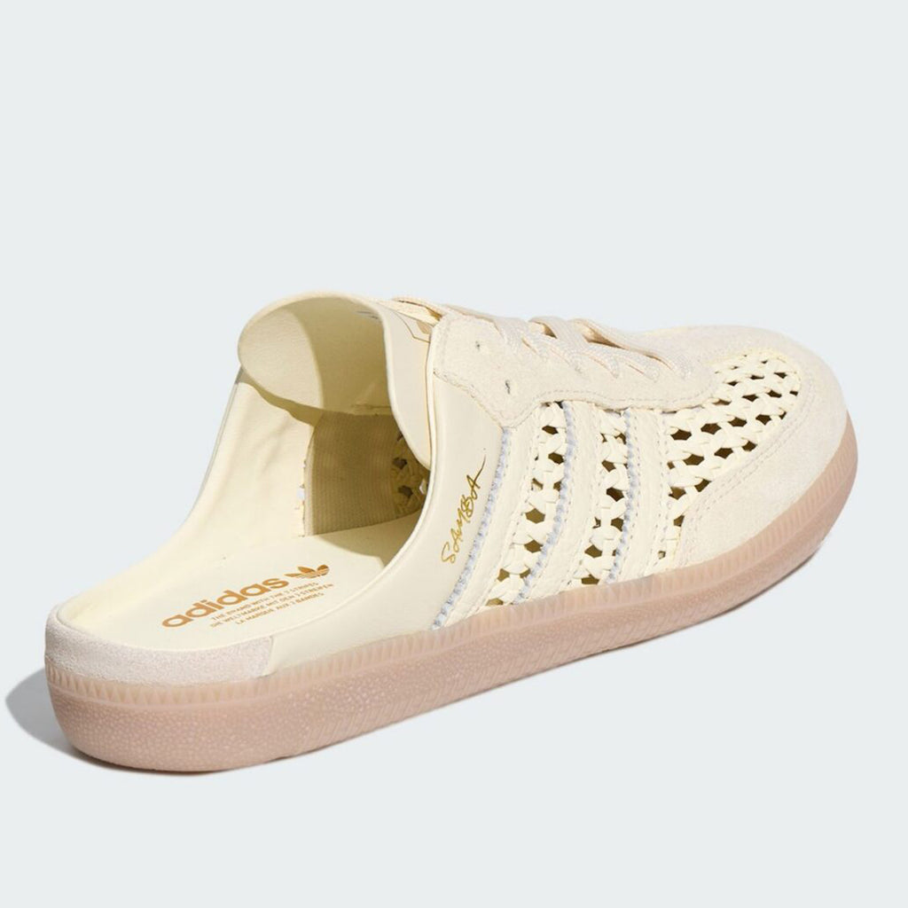 adidas Samba Mule Woven Basketweave Cream White (Women's)