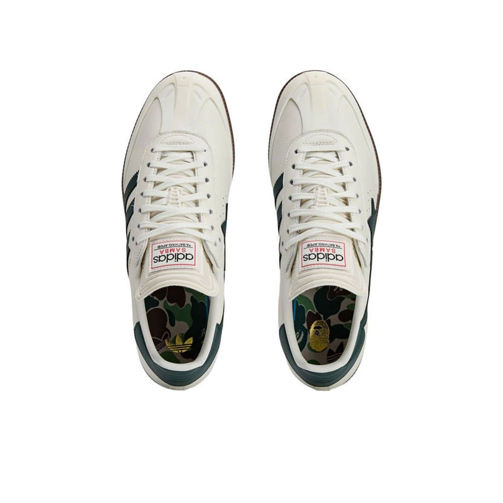 Adidas x A Bathing Ape Samba 'White Forest'