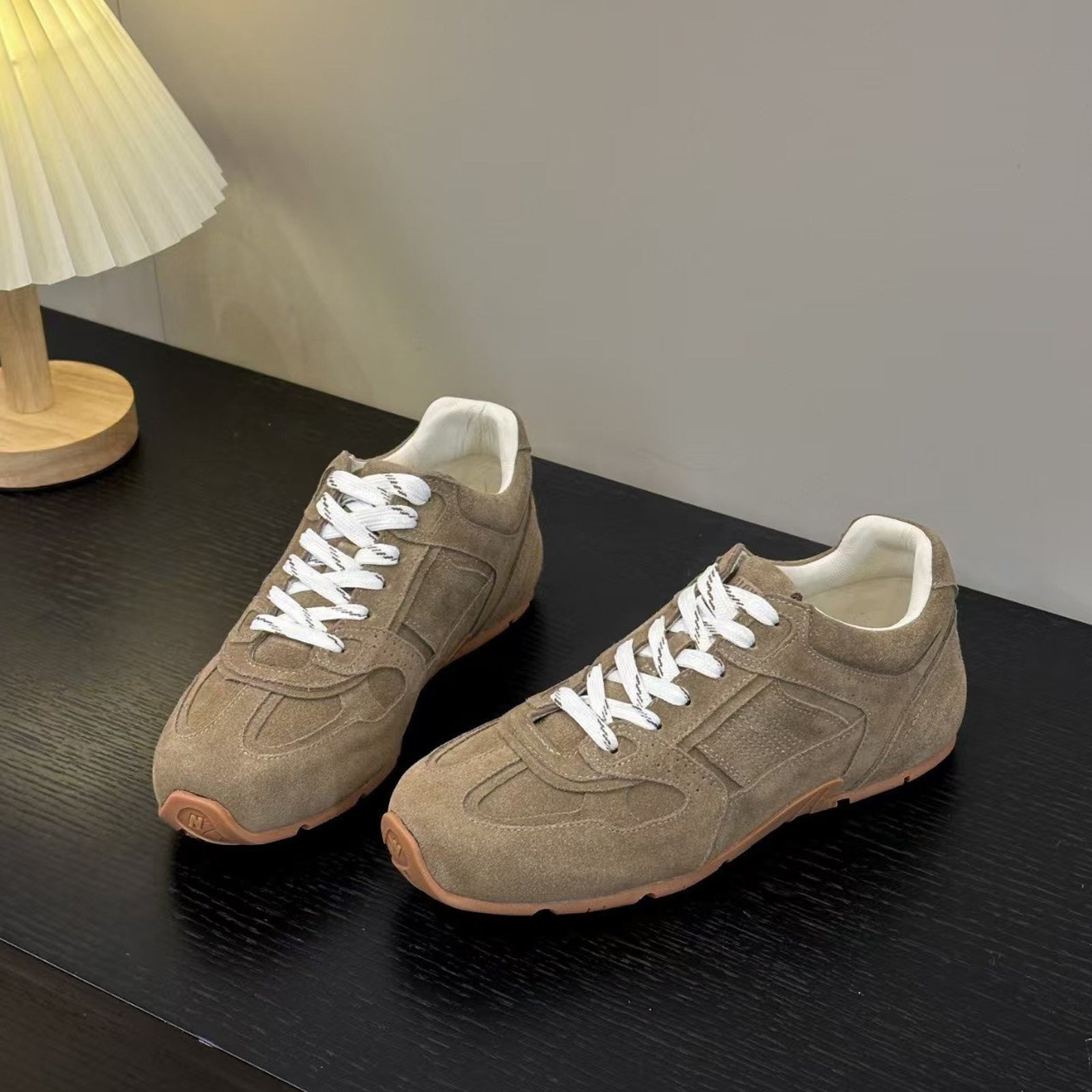 Alohas Tb 56 Sneakers Khaki Suede Women Low