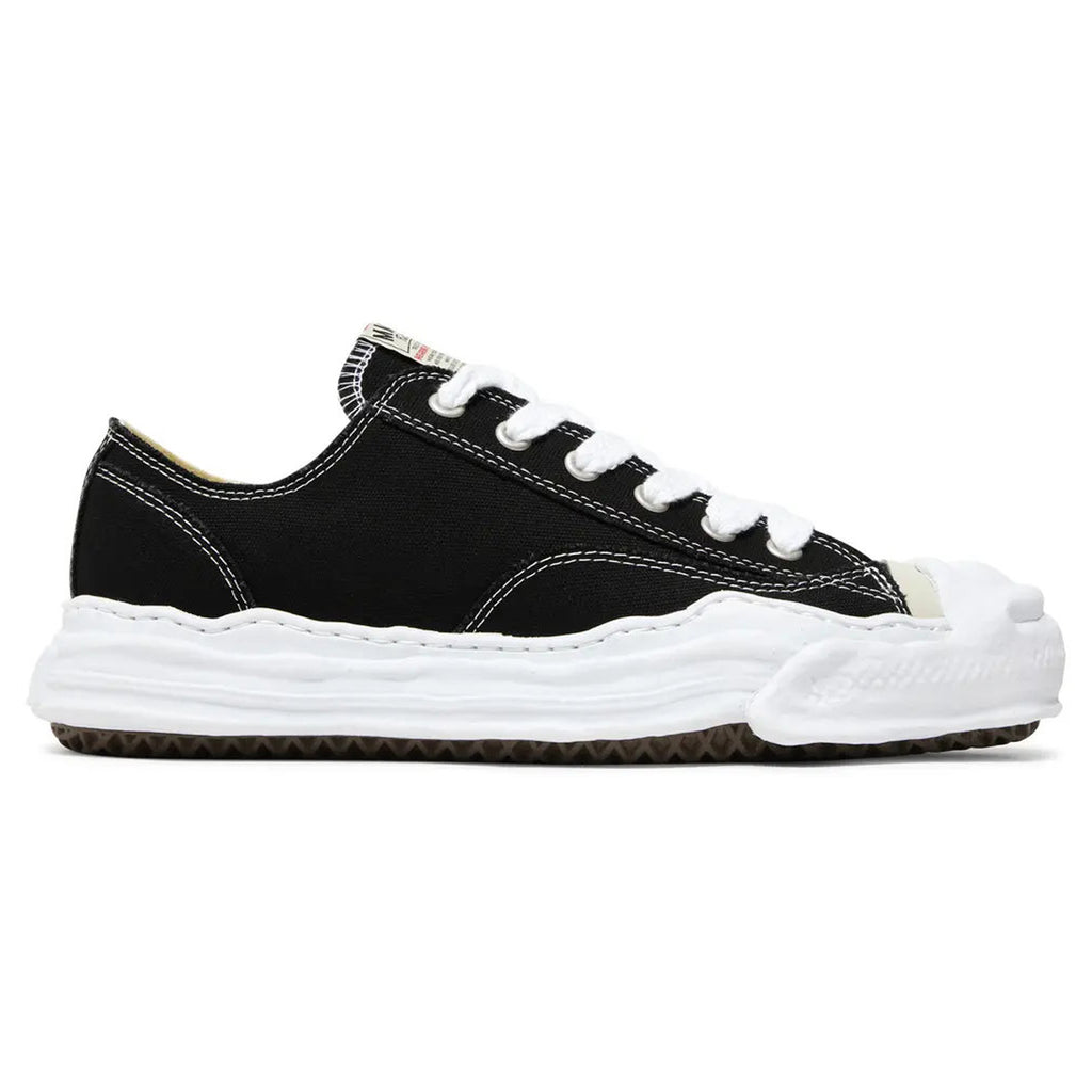 Maison Mihara Yasuhiro Hank OG Sole Canvas Low 'Black White' A05FW702-BLK