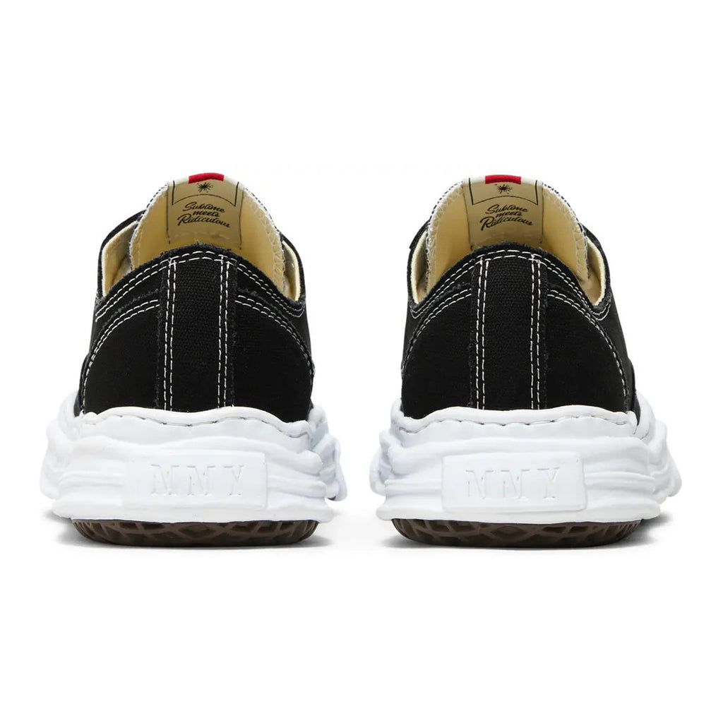 Maison Mihara Yasuhiro Hank OG Sole Canvas Low 'Black White' A05FW702-BLK