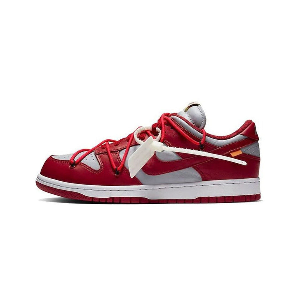 Off-White x Nike Dunk Low Red Grey