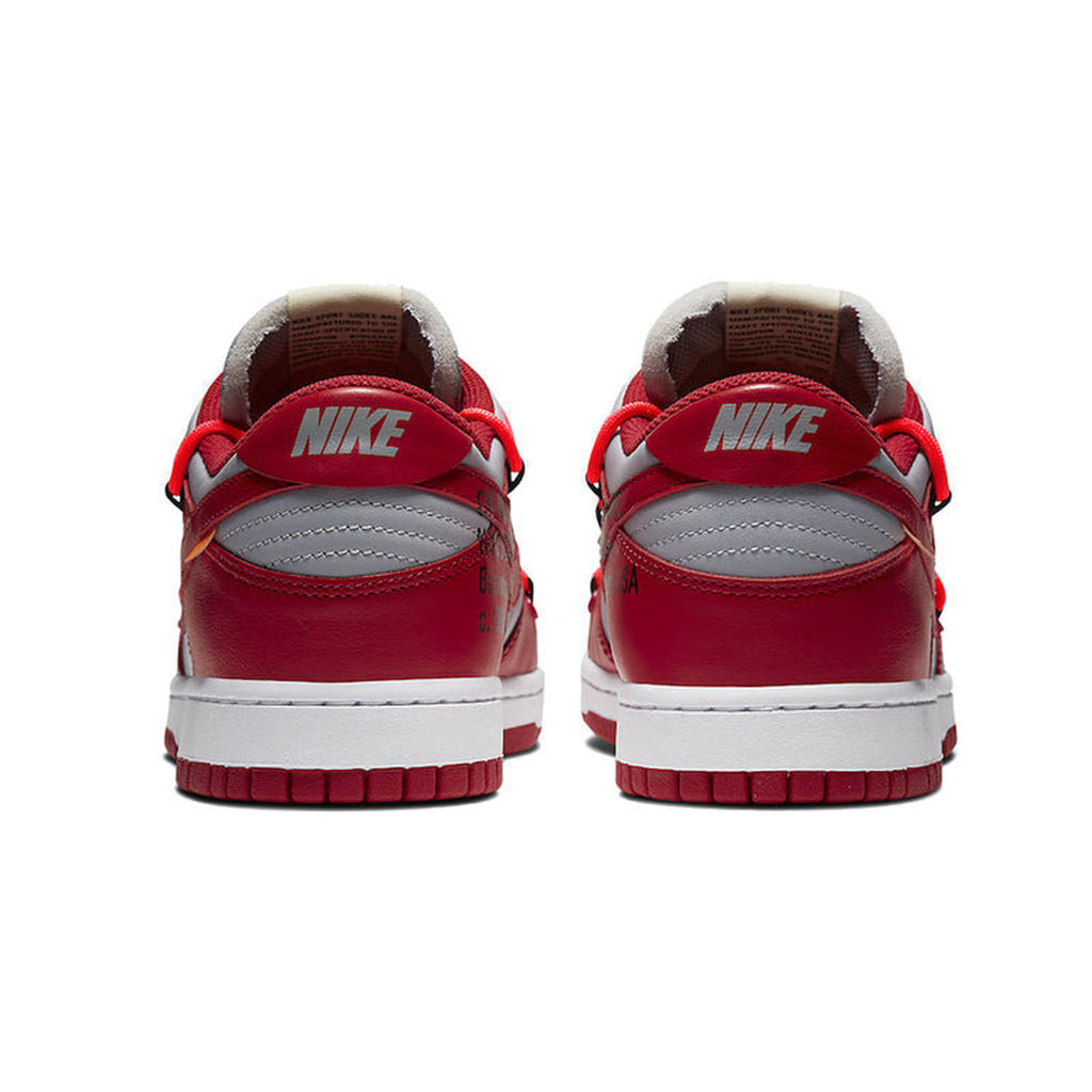 Off-White x Nike Dunk Low Red Grey