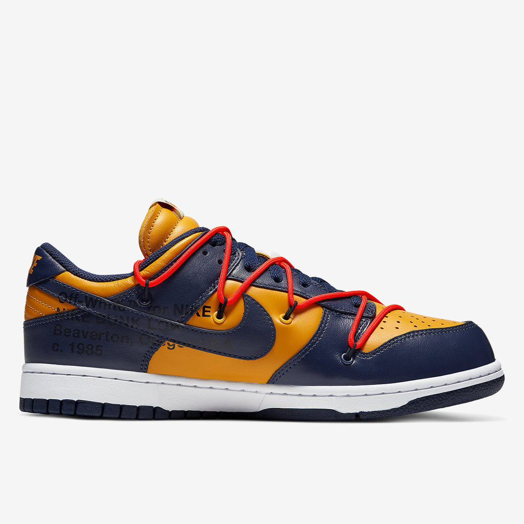 Nike x Off-White Dunk Low 'University Gold'