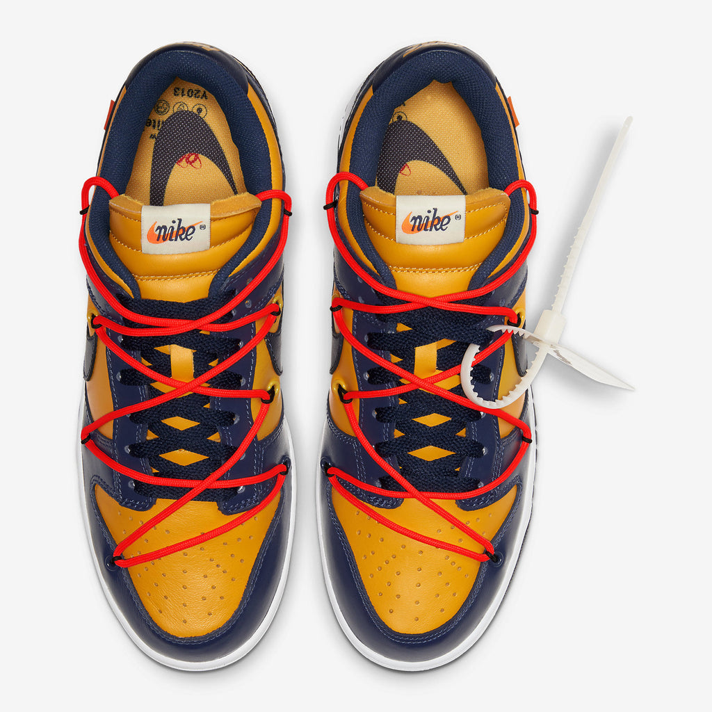 Nike x Off-White Dunk Low 'University Gold'