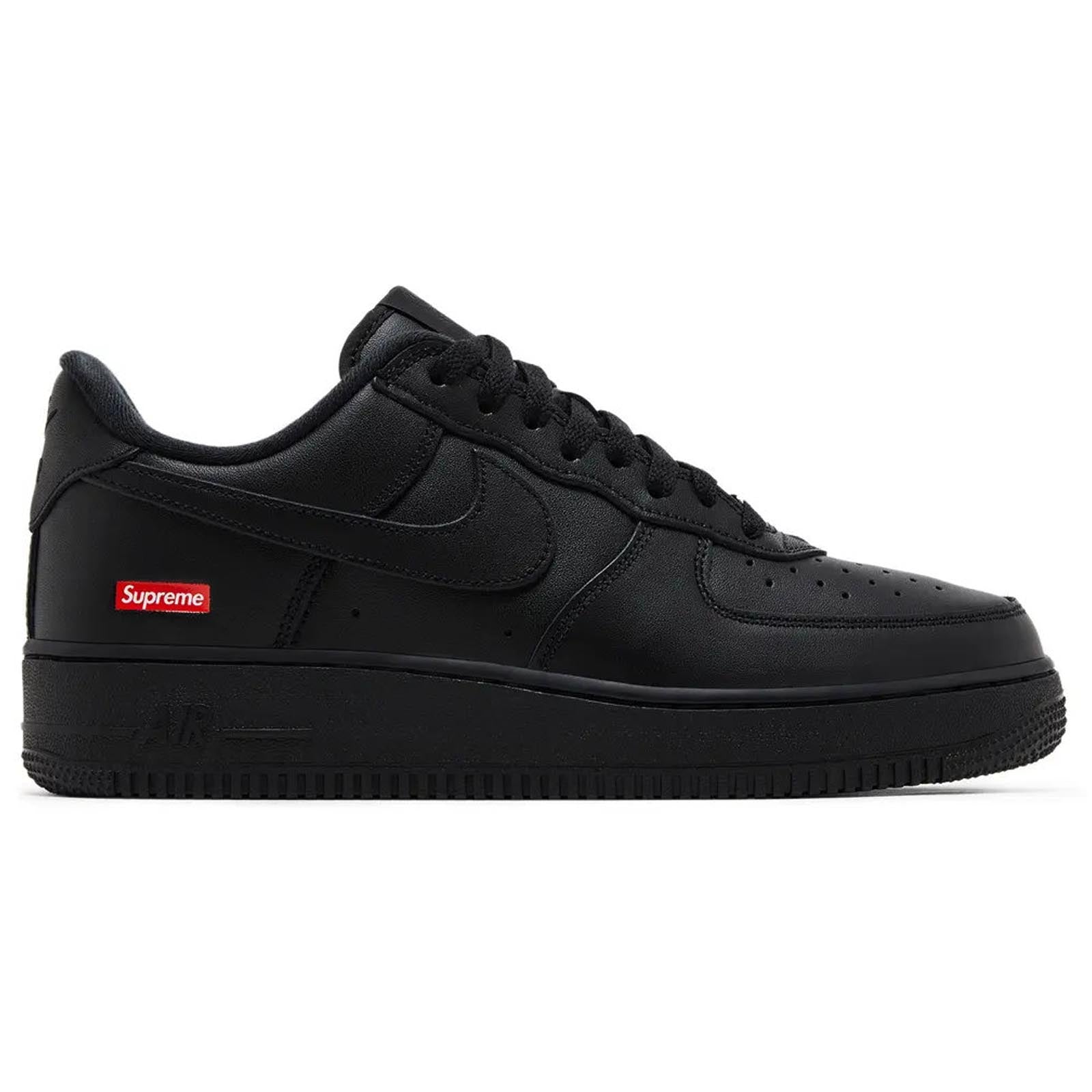 Supreme x Nike Air Force 1 Low 'Box Logo - Black'(CU9225-001)