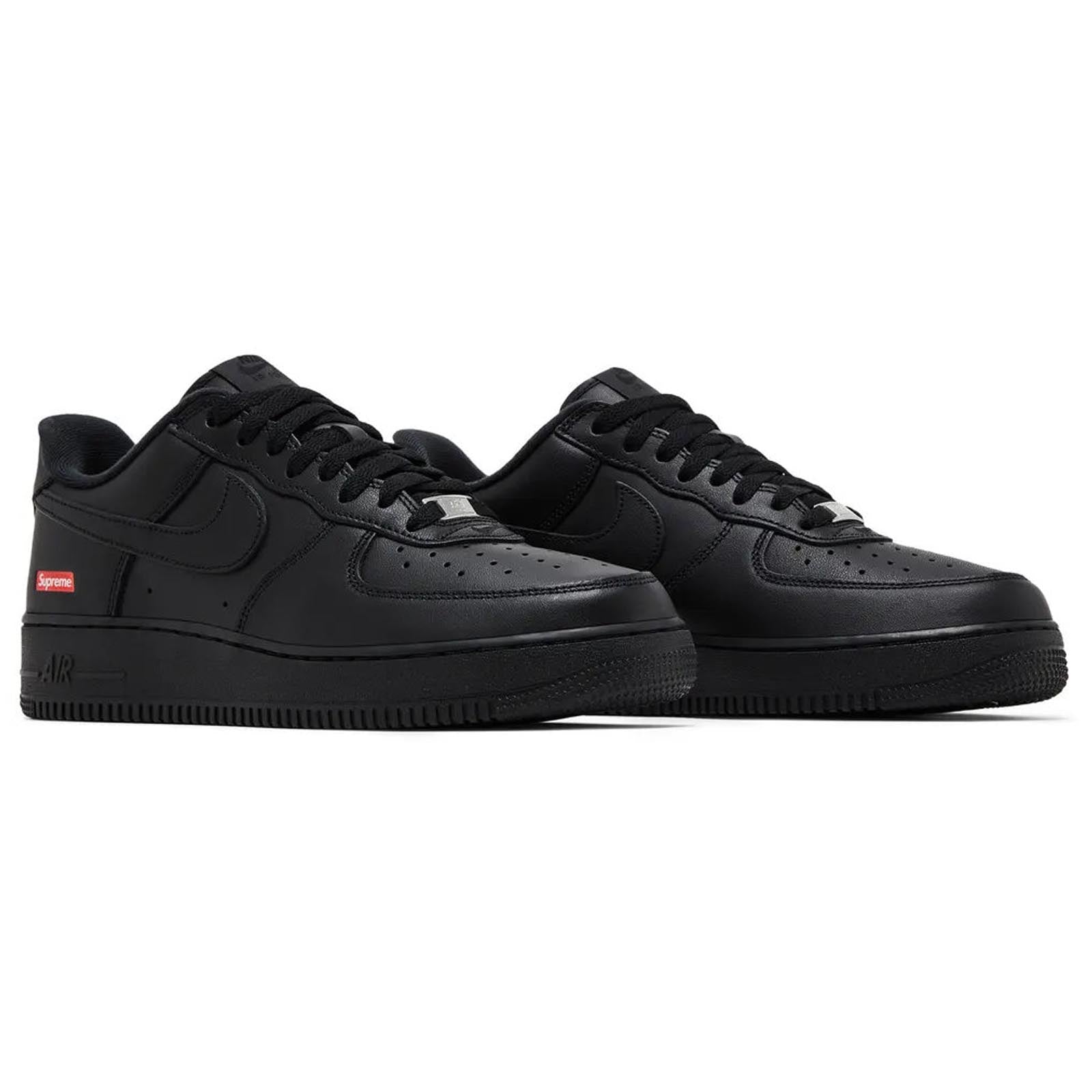 Supreme x Nike Air Force 1 Low 'Box Logo - Black'(CU9225-001)