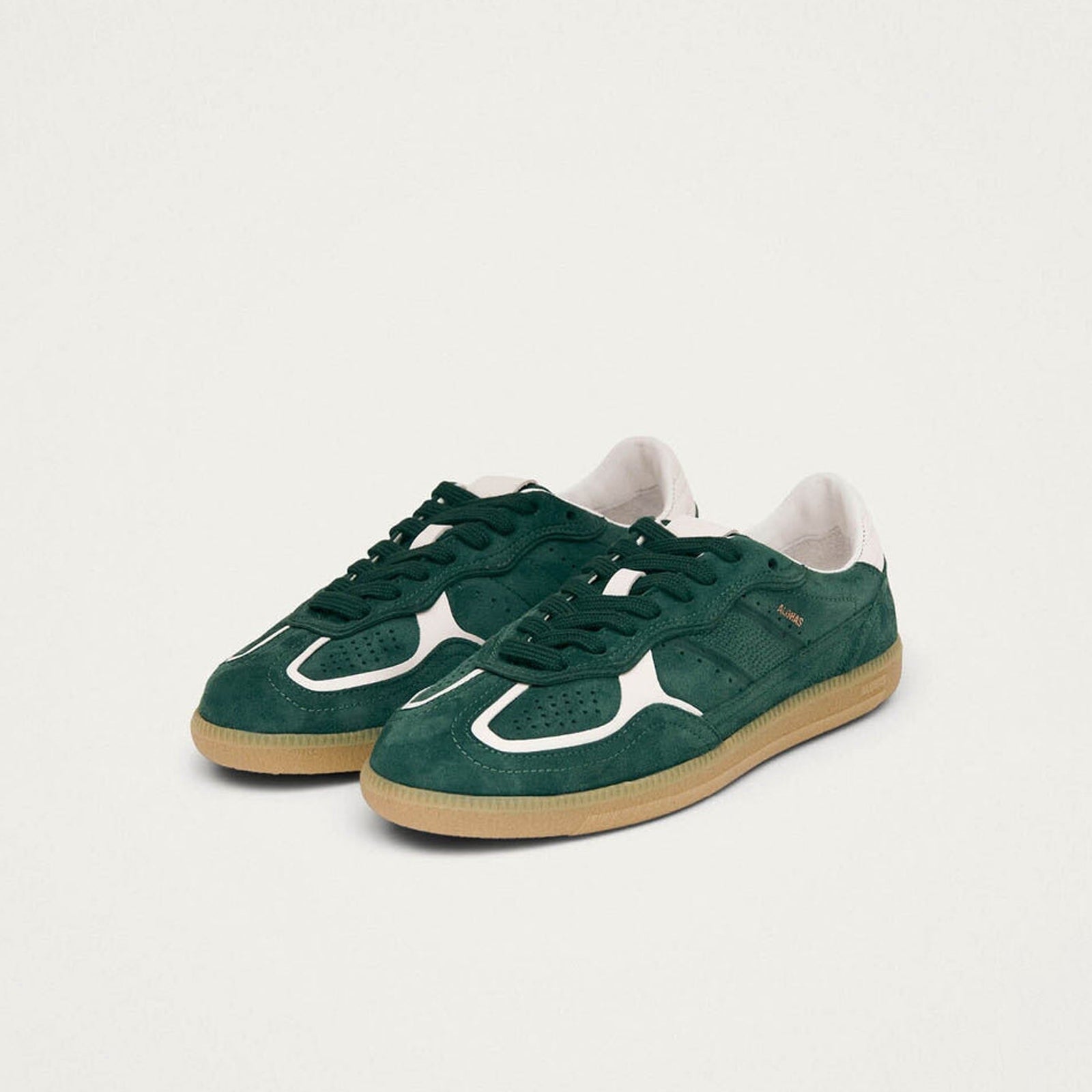 Tb.490 Rife Forest Green Leather Sneakers